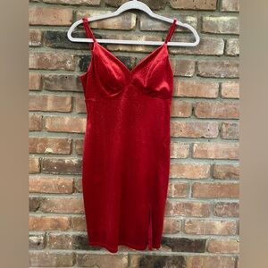 City Studio Vibrant Red Dress